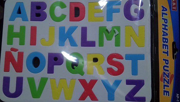 Kids alphabet puzzle 26X19cm- with 3.5cm pieces