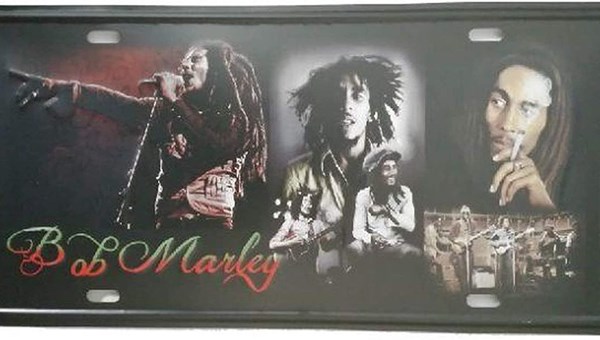 Bob Marley metal tin poster sign plaque