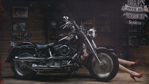 Harley San Diego motorcycle cruiser bike tin metal poster sign plaque